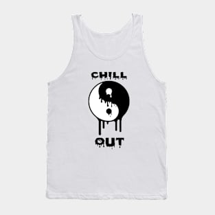 Chill Out Drippy Yin Yang Tank Top